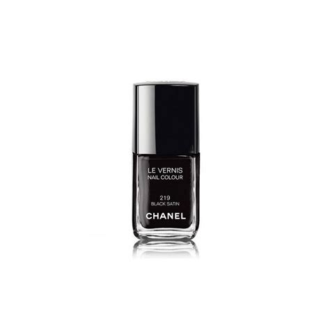 chanel vernis black satin